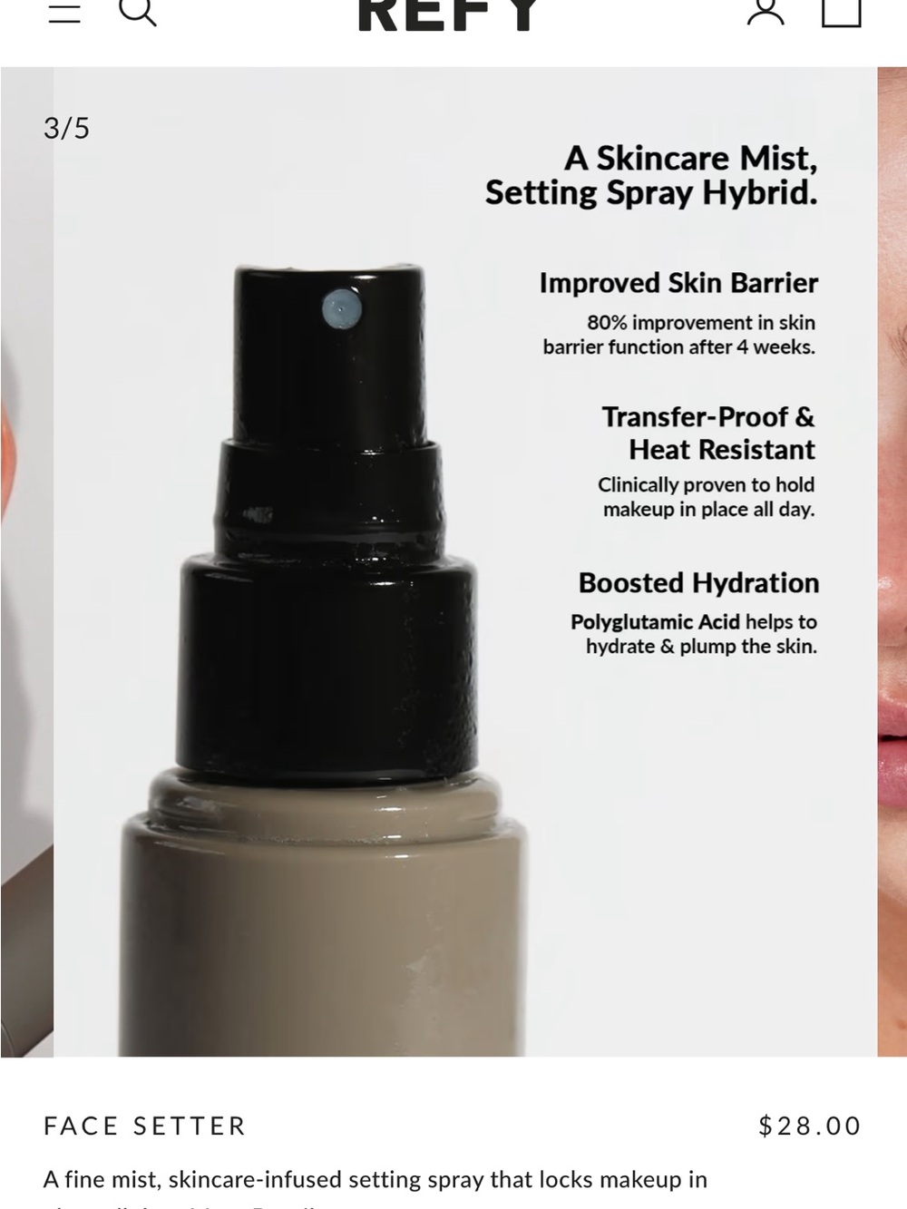 REFY Face Setter Setting Spray - Picture 2 of 3